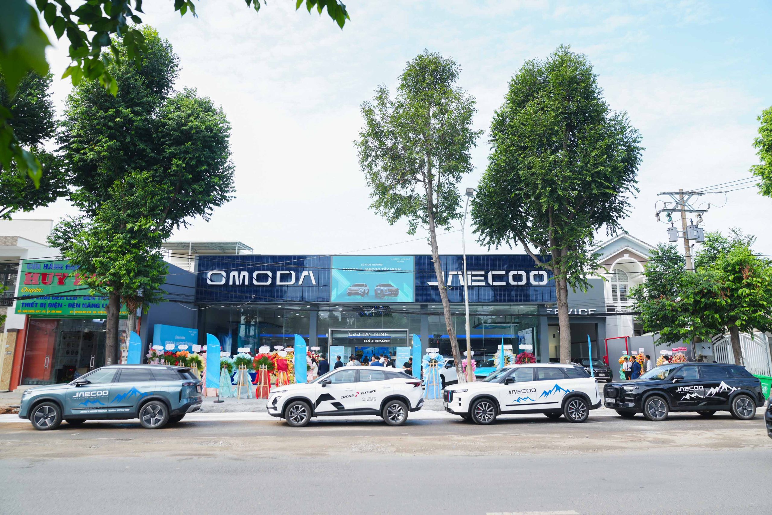 Ảnh đại diện bài viết sự kiện khai trương Showroom Omoda & Jaecoo Tây Ninh ngày 11/07/2026, đánh dấu cột mốc showroom thứ 4 trong hệ thống GreenWay Auto.